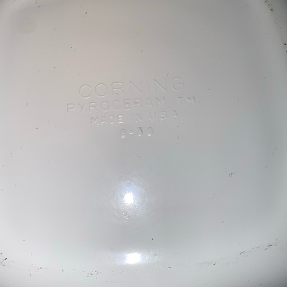 Rare vintage Corning ware 1958/59 1 quart casserole dish. Pyroceram TM. B-30 - Picture 6 of 11